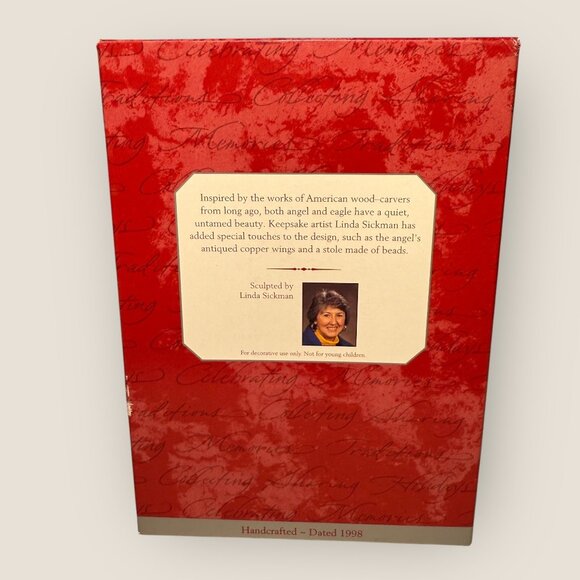 Hallmark Keepsake Ornament Folk Art Americana Collection Soaring With Angels - Picture 2 of 2